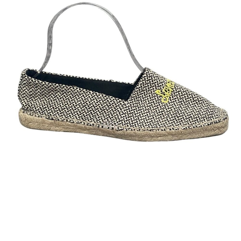 Parfois Lemon Embroidered Espadrille Flats Size 38